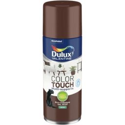 Multi Pack 3 - Peinture aérosol Color Touch Multi-Supports - Satin Brun Châtaigne 400 ml - Dulux