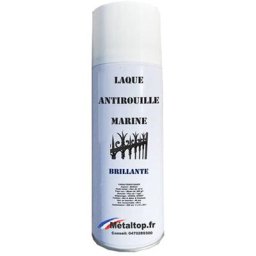 Laque Antirouille Marine - 0.4 l - Bombe 400 mL - 1005 - Jaune miel Metaltop 1005 - Jaune miel