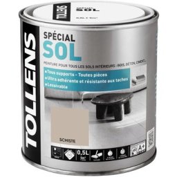 Tollens - Peinture Spéciale Sol - Satin - Toutes pièces - Tous Supports - Lessivable - Schiste