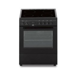 Continental Edison - Cuisiniere vitrocéramique CECV60FCB - 4 feux - L58,8 xP61 xH83 cm - Noir