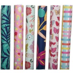 Peragashop - rouleau 1PZ papier cadeau 200X70CM fantaisie assorti