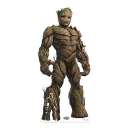 Figurine en carton Groot debout film les gardiens de la galaxie 3 - Hauteur 195 cm