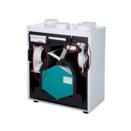 Kit pour vmc ideo hr 325 Unelvent 2 moteurs + carte