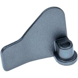 Crochet pétrisseur compatible avec DeLonghi DBM450 machine à pain - Pale, 6,2 x 4 cm, aluminium,