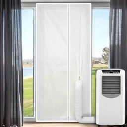 Joint de Porte pour Climatiseurs Mobiles, 90 210 cm Kit Calfeutrage Climatiseur Porte Fenetre,