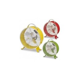 Your Self - Ventilateur de Sol Design Vintage en Métal d. 20Cm 4 Pales Rouges