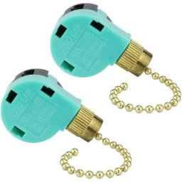 Pièces ZE-268S6 3 vitesses 4 fils interrupteur de ventilateur de plafond interrupteur de chaîne de