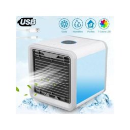Trade Shop Traesio - Trade Shop - Mini éventail De Ventilateur Led Usb Déshumidificateur Portable -