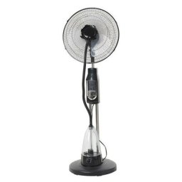 JJA - Ventilateur brumisateur oscillant Noir 3 vitesses H127cm D43cm connecté - Noir