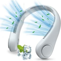 Ventilateur Nuque Portable,USB Ventilateur de Cou avec Batterie 1200mAh,Ventilateur Mains Libres