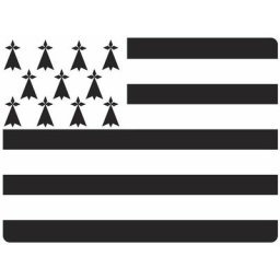Set Table 40x30cm Drapeau Breton - KISIKOL