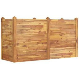 Lit surélevé de jardin 160x60x84 cm bois massif d'acacia Vidaxl n/a
