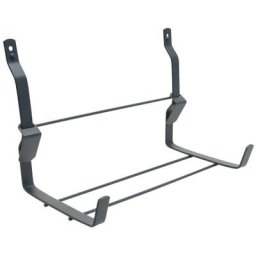 Support jardinière mural fer plat anthracite - 35x18 cm - Acier époxy - Louis Moulin