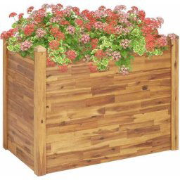 Lit surélevé de jardin 110x60x84 cm Bois massif d'acacia Vidaxl n/a
