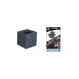 Jardinière Volcania Gris Galet 31L + Substrat Platinium LightMIX - Pack