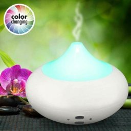 Diffuseur d'arômes usb Lumière led 8 Couleurs Huile Parfumée Aromathérapie Blanc 140ml