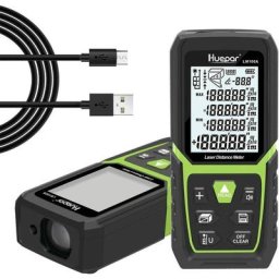 Télémètre Laser 100m de Haute Précision avec Batterie Li-Ion et Capteur D'angle Électronique, Écran