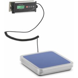 Steinberg - Pèse-Colis Électronique Balance Au Sol Professionnelle lcd 30 kg / 10 g - Blanc, Argent