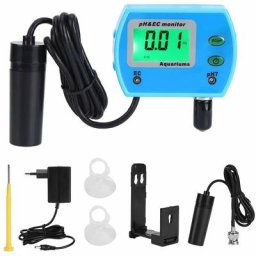 Prénfle - Testeur de qualité de l'eau à écran lcd, moniteur de qualité de l'eau, piscine de sources
