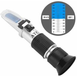 Brix mètre 0-90% Brix mètre réfractomètre portable Instrument de mesure maison Brix mètre Brix