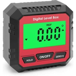 Ersandy - Détecteur d'angle numérique, inclinomètre de jauge d'angle d'affichage lcd avec