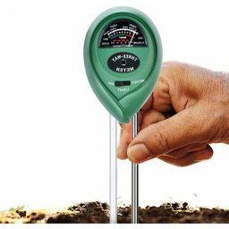 Kit d'analyse de sol, testeur de PH de sol 3 en 1 testeur d'humidité et d'acidité de PH, outil de