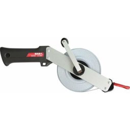 Metre-ruban Tracker, tr 50m/B cadre en alu, manche en plastique manivelle rabattable