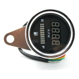 Jauge de carburant de moto tachymètre numérique/compteur de conversion de moto jauge de carburant