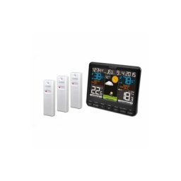 Station météo Intérieur Extérieur La Crosse Technology WS6825BLA+2 - 3 capteurs extérieurs fournis,