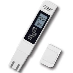 Testeur 3-en-1 TDS Testeur de pH Test de qualité d'eau de Piscine Conductimètre avec écran LCD