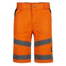 BERMUDA DE TRAVAIL HAUTE VISIBILITÉ ALDRIN ORANGE FLUO - NORTH WAYS - Taille 42 - Orange