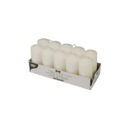 Bougies Et Accessoires - 10 bougies - ø 40 mm x 90 mm - blanc 17915