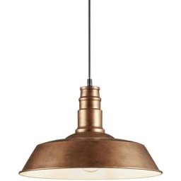 Trio Lighting - La suspension attaquera l'ip20 intÉrieur e27 60w en cuivre antique de couleur