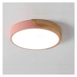 Plafonnier led Moderne, Lampe de Plafond Macaron Rose pour Chambre à Coucher Salon Chambre D'enfant