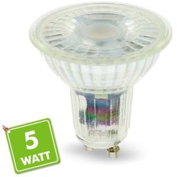 Ampoule led GU10 5W 420 Lm Eq 50W Température de Couleur: Blanc chaud 2700K