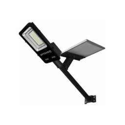 Luminaire led Urbain Solaire 40W Noir IP65 avec Détecteur + Télécommande