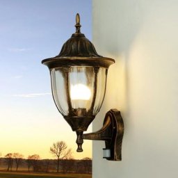 Licht-erlebnisse - Applique d'extérieur milano de couleur cuivre au design campagnard étanche IP44
