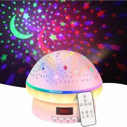 Projecteur d'étoiles Veilleuse avec 8 modes de projection rc Starry Projector Light 360° Rotation