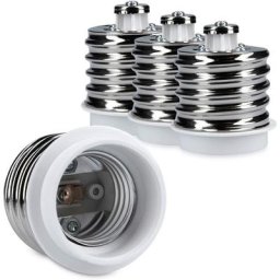 4x adaptateur de douille - Convertisseur de douilles E40 vers E27 - Adaptateur de support de lampe