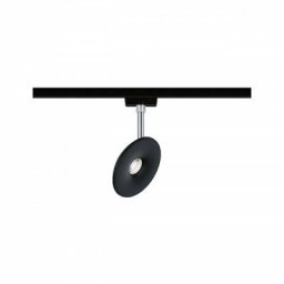 Spot sur rail Sphère URail Paulmann 4000K - 7.5W - Dimmable - Noir mat/ chromé - Noir