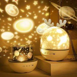 Ayyqh - Bébé Veilleuse Projecteur, led Enfant Veilleuse Lampe Musicale et Lumineuse 360°Rotation,8