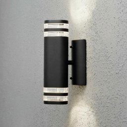 Konstsmide Lighting - Konstsmide Modena Applique murale extérieure moderne Up Down Twin Ring Double