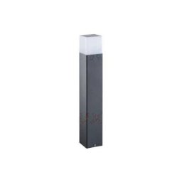 Potelet à fixer au sol pour 1 ampoule E27 étanche IP44 Anthracite