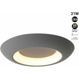 Plafonnier led fax - cct 3000K - 4000K - 21W Gris - Gris