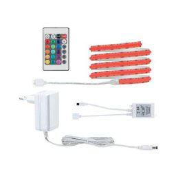 Paulmann - Kit de Strips cob SimpLED 1,5m rgb 12W 230/12V dc Blanc Métal