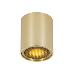 Qazqa - tubo - Spot de plafond Design - 1 lumière - ø 8 cm - Doré - Design - Éclairage intérieur
