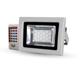 VT-4711 Spot led 10W rgb smd avec télécommande en aluminium gris 800lm - sku 5894 - Noir - V-tac