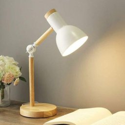 Colnk - Décoration Lampe De Table Led Lampe De Bureau E27 Salon Lampe En Bois Moderne