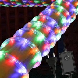 Tuyau lumineux led Chaîne de lumière Tuyau lumineux Party Light Garden multicolore-10m - coloré