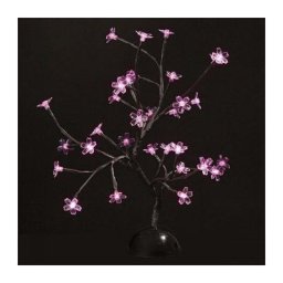 Arbre lumineux 32 led fleurs Rose
